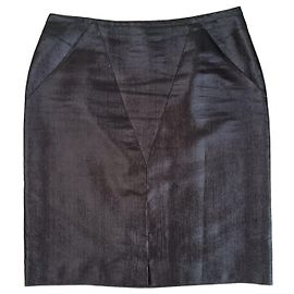 Robe lamé de Thierry Mugler Couture Gris