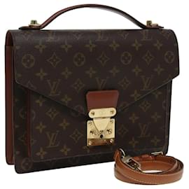 Louis Vuitton-LOUIS VUITTON Monogram Monceau 28 Hand Bag 2way M51185 LV Auth 84700-Monogram