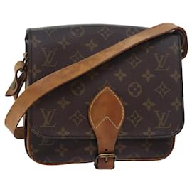 Louis Vuitton-LOUIS VUITTON Monogram Cartouchiere MM Shoulder Bag M51253 LV Auth bs16285-Monogram