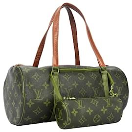 Louis Vuitton-Louis Vuitton Canvas Monogram Vintage Papillon Set Handbag-Brown
