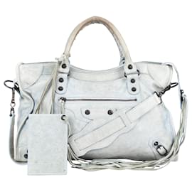 Balenciaga-Balenciaga The City Bag-Blue