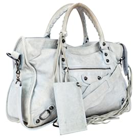 Balenciaga-Balenciaga The City Bag-Blue