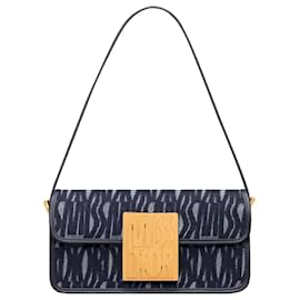 Dior-Miss Dior Denim Miss Dior Allover blue bag with flap-Navy blue