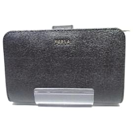 Autre Marque-Furla Leather Babylon Bifold Wallet PCX9UNO in Good Condition-Other