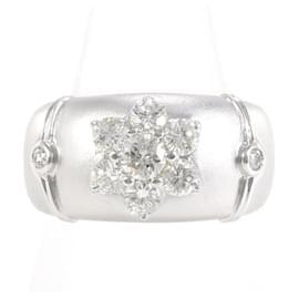 Autre Marque-18K Yellow White Gold Diamond Ring 11 0.79ct in Excellent Condition-Other