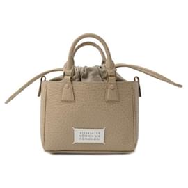 Autre Marque-Maison Margiela Grain Leather 5AC Tote Bag SB1WG0046 in Great Condition-Other