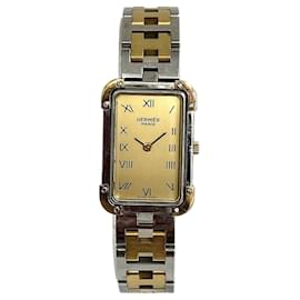 Autre Marque-Hermes Croisiere CR1.220 Quartz Gold Dial Ladies Watch in Good Condition-Other