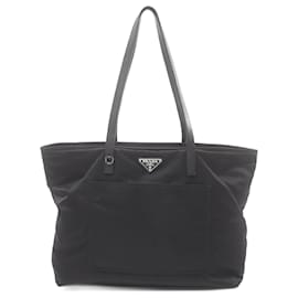 Autre Marque-Prada Tessuto Tote Bag Canvas Tote Bag 1BG052 in Very Good Condition-Other