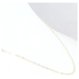 Autre Marque-K10 Yellow Gold Necklace 0.6g 40cm in Excellent Condition-Other