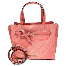 Michael Kors Emilia Large Satchel Bag Pink