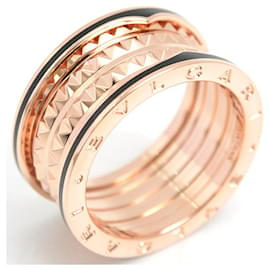 Autre Marque-Bvlgari B-ZERO1 Rock Ring 64 Pink Gold 750PG in Great Condition-Other