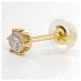 Autre Marque-K18 Yellow Gold Diamond Earring in Excellent Condition-Other