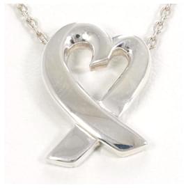 Autre Marque-Tiffany & Co Loving Heart Silver Necklace in Excellent Condition-Other