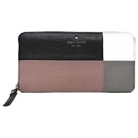 Autre Marque-Kate Spade Leather Multicolor Long Wallet in Good Condition-Other