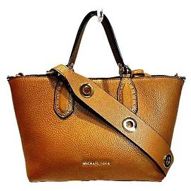 Bolsa de couro 2WAY Michael Kors 30H7GBNT1L Marrom