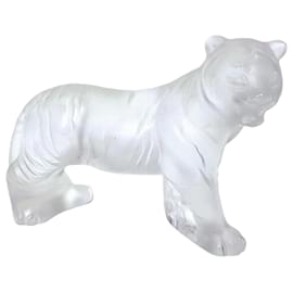 Autre Marque-Lalique Crystal Glass Tiger Figurine Antique in Great Condition-Other