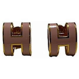 Autre Marque-Hermes Mini Pop Ash H Earrings in Great Condition-Other