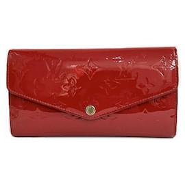 Autre Marque-Louis Vuitton Vernis Leather Portefeuille Sarah Long Wallet M90208 in Good Condition-Other