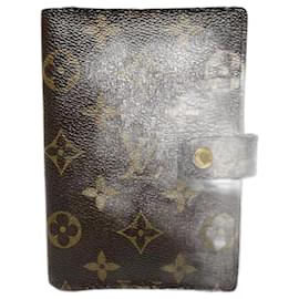 Autre Marque-Louis Vuitton Monogram Agenda PM Notebook Cover R20005 in Good Condition-Other