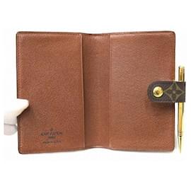 Autre Marque-Louis Vuitton Monogram Agenda Mini Notebook Cover R20007 in Good Condition-Other