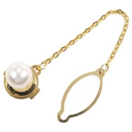 Autre Marque-K18 Yellow Gold Pearl Pin Brooch in Excellent Condition-Other