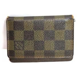 Autre Marque-Louis Vuitton Damier Organizer de Poche Card Holder N61721 in Fair Condition-Other