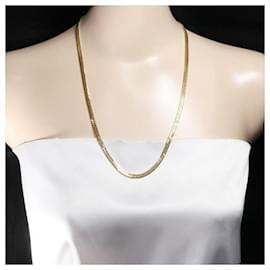 Autre Marque-K18 Yellow Gold Necklace 60cm 36.7g in Pristine Condition-Other