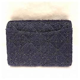 Autre Marque-Tory Burch Tweed Chain Wallet 86052 in Good Condition-Other