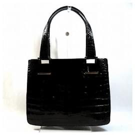 Autre Marque-Morabito Lausanne Crocodile Leather Handbag in Good Condition-Other