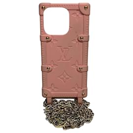 Autre Marque-Louis Vuitton Monogram R-Trunk iPhone 14 Pro Case M82082 in Good Condition-Other