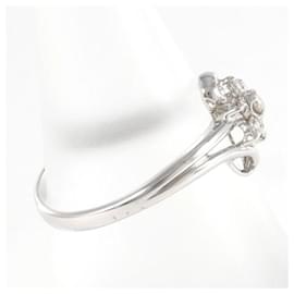 Autre Marque-K14 White Gold Brown Diamond Ring 12-Other