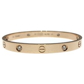 Bracelet Cartier Or Rose Doré Doré