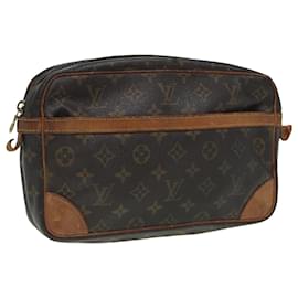 Louis Vuitton-LOUIS VUITTON Monogram Compiegne 28 Clutch Bag M51845 LV Auth 83591-Monogram