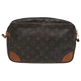 Louis Vuitton-LOUIS VUITTON Monogram Compiegne 28 Clutch Bag M51845 LV Auth 83591-Monogram