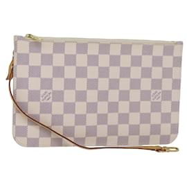 Louis Vuitton-LOUIS VUITTON Pochete Damier Azur Neverfull MM Autêntica 83853-Outro