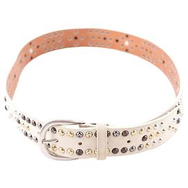 Isabel Marant Wildledergürtel Weiß