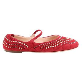Bruno Magli Suede ballerinas Red