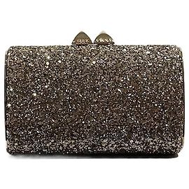 JIMMY CHOO  Pochette T.  Glitter D'oro