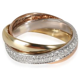 Cartier Trinity Ring, Kleines Modell, Diamanten Andere