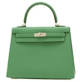 Hermès-Hermès Kelly 25-Green