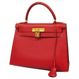 Hermès-Hermès Kelly 28-Red