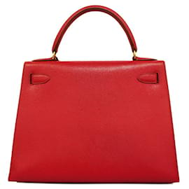 Hermès-Hermès Kelly 28-Red