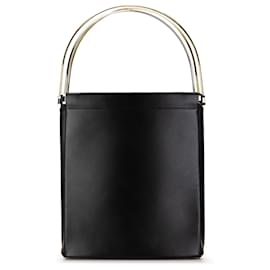 Cartier-Cartier Black Leather Trinity Handbag-Black