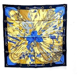 Autre Marque-Hermes Silk Scarf 100% Silk Sun Design in Great Condition-Other