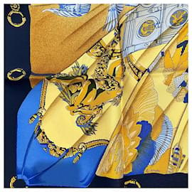 Autre Marque-Hermes Silk Scarf 100% Silk Sun Design in Great Condition-Other