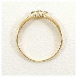 Autre Marque-K18 Yellow Gold Diamond Ring 13 in Excellent Condition-Other