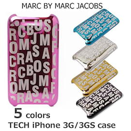Marc Jacobs iPhone 3G/3GS Case Metallic Logo Silvery