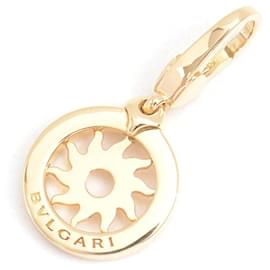 Autre Marque-Bvlgari Tondo Sun Pendant Top 750YG Yellow Gold in Great Condition-Other