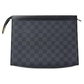 Autre Marque-Louis Vuitton Damier Graphite Pochette Voyage MM Clutch N60307 in Great Condition-Other