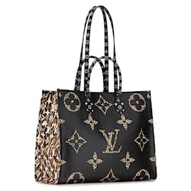 Autre Marque-Louis Vuitton Monogram Giant Jungle OnTheGo GM Tote Bag M44674 in Great Condition-Other